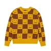 Kvinnors tröjor Kvinnors designer Pullovers stickade kvinnor Casual rund hals långärmad stickkläder skjortor rockar pullover kvinnlig mjuk varma jumper toppar tröja