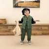 Kleidung Sets Baby Denim Kinder Weste Und Jeans Sommer Zwei Stück Outfits Koreanische Kinder Mode Jungen Anzüge Mädchen Kleidung