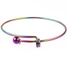 Bangle 24028 из нержавеющей стали Расширяемый браслет Blank Charms для Diy Locker Charm Jewelry 65 мм