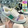 Kutu Klasik Deri Web Tereyağı Sneaker bej beyaz abanoz yeşili işlenmiş Siyah Süet Erkek kadın 3 ile Moda Vintage Screener Tasarımcı Gündelik Kirli Ayakkabı