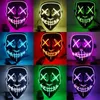 LED-Halloween-Maske, gemischt, leuchtend, leuchtet im Dunkeln, Mascaras, Halloween, Anime, Party, Kostüm, Cosplay, Masken, EL Wire Demon Slayer Fox