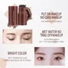 Ögonbryn Print Brush Card Enhancers Waterproof Sweat Motent Eyebrow Stamp Eyebrows Seal Combination Den lata inställningen Makeup ZL1280