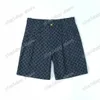 xinxinbuy Mens designer Shorts pantalon Jacquard denim tissu coton Printemps été Hommes Webbing Pant Casual Pantalon bleu XS-L