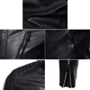 Männer Faux Jacke Motorrad Herbst Herren Jacken Weiß Jaqueta De Couro Masculina Outwear Männlichen PU Leder Mäntel 5XL 220811