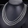 Smycken rostfritt st￥l designer kedjor m￤n kvinnor halsband 18k guldpl￤terad titanhalsband