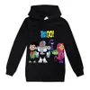 2-13 Years Teens Titan GO Clothing Hoodie Girls T-shirt Fashion Boys T Shirts Boys Long Sleeve Pullover Sweater LJ201216226n6482023