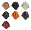 M454 automne hiver chapeau pour enfants tricoté couleur bonbon pull cache-oreilles crâne casquettes enfants chaud bonnets garçons filles chapeaux décontractés