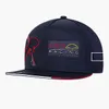 F1 team 2022 blue special edition racing flat brimmed hat men's driver baseball cap