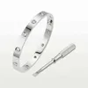 Love Screw Armband Designer Armbänder 10 Diamanten Armreif Luxusschmuck Damen Accessoires Titan Stahllegierung vergoldet Nie 3107521
