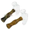 4.6 '' Glass Hookah Bong Water Pijpen Roken Siliconen Hand Creatieve buis Waxolie Rigs Mini Hammer Vorm