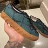 Scarpe casual firmate Tennis 1977 Sneaker Scarpe da donna in tela Luxurys Scarpe con suola in gomma ricamate Vintage Beige Blue Washed Jacquard Denim