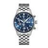 Montre Homme 43mm Pilote Mécanique Automatique Montres Sport Homme Acier Inoxydable Cadran Bleu Montres Homme