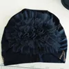 Roupas étnicas renda preta sob boné de lenço Big Flower Volumizador de hijab Scrunchie elicho hijabs interno hijabs Muslim Headscarf Bonnets Turbante Muje