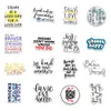 50PCS-PACK Inspirational Fraseステッカー卸売ビニールステッカー防水ラップトップ車スクラップブッキングウォーターボトルギターボックススケートボードJDM荷物デカール