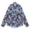 Designer Cloud Blue Hawaiian Style Mens Kort ärmtryck Skjorta plus storlek Casual Collar Button Loose Beach