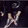 Eur Luminous Sneakers USB -avgift ledde barn skor pojke flickor män kvinnor glödande tennis barn lyser upp 220811