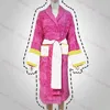 Kvinnor Jacquard Bath Robes 7 Färger Personlighet Charm Sleep Robe Sexig Deep V Par Sleepwear Pyjamas Set