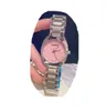 Crime Bee Women's Famous Designer Quartz Watches 37mm Classic Full Fine Fine rostfritt stål Super Bright Importerad Crystal MI208Z