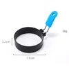 Kitchen Quick Stainless Steel Fried Egg Tool Non Stick Eggs Model Ring Boiled 4-ring Fry Egg Pan HH22-275