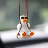 Eteriska oljor diffusorer gips söt anime bil smycken svängande djurhänge bakspegel smycken födelsedagspresent bil doft smycken