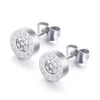 Designer Femmes Mode Stud Lover Cadeaux Avec Diamant Haute Polonais Boucles D'oreilles De Fiançailles Pour Noël Chiffres Romains Boucles D'oreilles Designer pour les femmes oorbellen vent