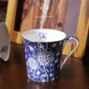 Taza de agua retro europea taza de China de hueso taza de café casera arte taza de té británica tazas de café turcas taza kawaii etíope T220810