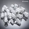 Wholesale Clear Adapters For Glass Water Bongs Smoking Accessories Hookahs Dab Rig Oil Rigs 14mm 18mm Male Female Suit Joint ADP01-10