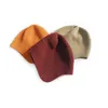 M454 automne hiver chapeau pour enfants tricoté couleur bonbon pull cache-oreilles crâne casquettes enfants chaud bonnets garçons filles chapeaux décontractés