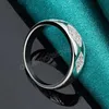 925 Sterling Silver AAAAA Three Zircon Ring For Woman Fashion Wedding Engagement Party Gift Charm Jewelry