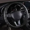 Car Steering Wheel Cover Microfiber Leather Suitable For Most Steering Wheel Warm Soft 3738 Cm 145 "15" Hand Bar Protector J220808