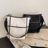 Cross Body Women Leisure Large Capacity Canvas Bag Ladies Commuter Tote Fashion Shoulder