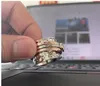 Anelli spinner antistress vintage per le donne a forma di cuore ansia anello girevole femminile regali di gioielli enormi Dropshipping