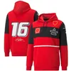 Pull à capuche de l'équipe F1, personnalisé, combinaison de course rouge, pull de sport décontracté, nouvelle collection 2022