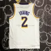 Printed Basketball Jerseys #2 #11 Irving Jersey White YellowJersey Mens