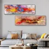 Modern Art Canvas Painting Colorful Clouds Abstract Wall Pictures Big Size Canvas Art Prints Poster For Living Room Home Decor