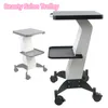 Hair Salon Cart Beauty Machine Trolley Alloy Accessories Parts Salon Spa Rolling Trolleys Stand Mobile Carts met Wheel Instrument Storage Lade