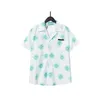22SS Designer Shirt Herren Button Up Shirts Print Bowling Hemd Hawaii Blumener Casual Shirts Männer schlank fit kurzes Kleid Hawaiian T-Shirt