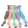 Brinquedos de animais de estima￧￣o para cachorro engra￧ado mastigar o n￳ de algod￣o corda de filhote de cachorro Pets Pets Dogs Supplies para c￣es pequenos para filhote de filhote FY3835 0811