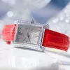 Montres de luxe pour femmes Designer Mode montre tendance rectangle 2022 véritable montre dames plein diamant étanche quartz femmes montres fghfdc