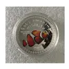 Silver Gift Plated Sea Amazing Wildlife Clown Fish Burundi 1oz Francs Souvenirs Coin Medal Collectible Coins Animal.cx