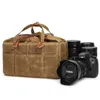 Retro canvas camera handbag camera Bag Leather cameras sling outdoor designer