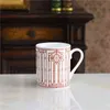 Spersonalizowany kości China Kubek Kreatywne filiżanki kawy Porcelain Tubbler do mleka wodnego Drink Ware Decor Decor Unikalny prezent T220810