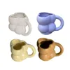 Tazza in ceramica a casa forma creativa colazione tazza di caffè coppia tazza di latte decorazione del soggiorno stoviglie 300 ml t220810