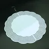 Estoque nos EUA 10 polegadas em branco sublimação spinner de vento Metal Pintura metal ornamento duplo lados