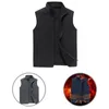 Men's Tank Tops Stand Collar Stylish Soft Spring Vest Outdoor Male Waistcoat Zip-up For WorkMen's