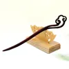 Hårklämmor Barrettes Vintage Wood Sticks Women Hairpin Retro Chinese Style Chopsticks Etniska huvudkläder smycken Tillbehör Verktyg