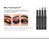 Set di stick per ombretti evidenziatori colorati Shimmer EyeShadow Pencil Make Up Ombretto impermeabile a lunga durata in 12 colori