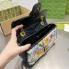 Women Flower Counter Facs Stainer Strap Handbags Crossbody Wallets Canvas Handbag 3 Sister