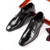 Kleid Schuhe 2022 Neue Leder Gentleman Schuhe Herren Business Kleid Einzel Büro Arbeitsplatz Hochzeit Trend 220811