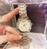 In vendita orologio da donna di moda al quarzo in acciaio inossidabile pregiato orologi 37mm data automatica studentessa studentessa di lusso orologio da polso popolare caratteristica regalo di Natale